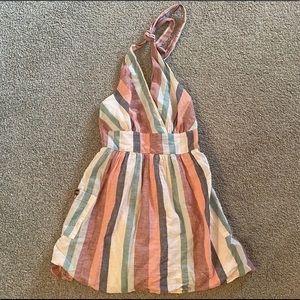 Pastel striped romper🌈